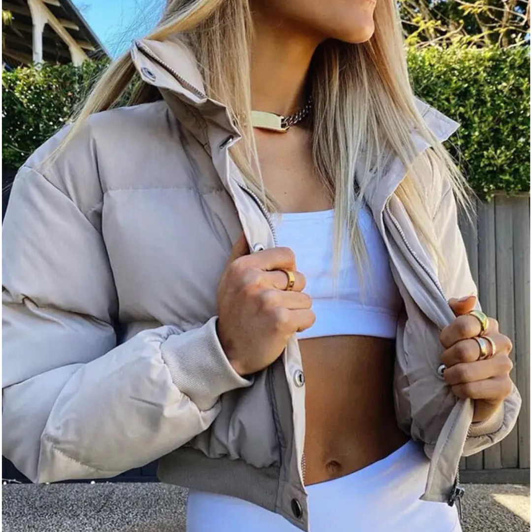 Cropped Puffer Jacket