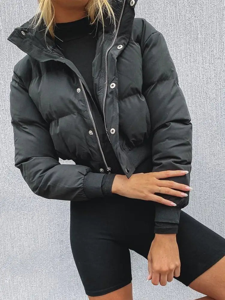 Cropped Puffer Jacket